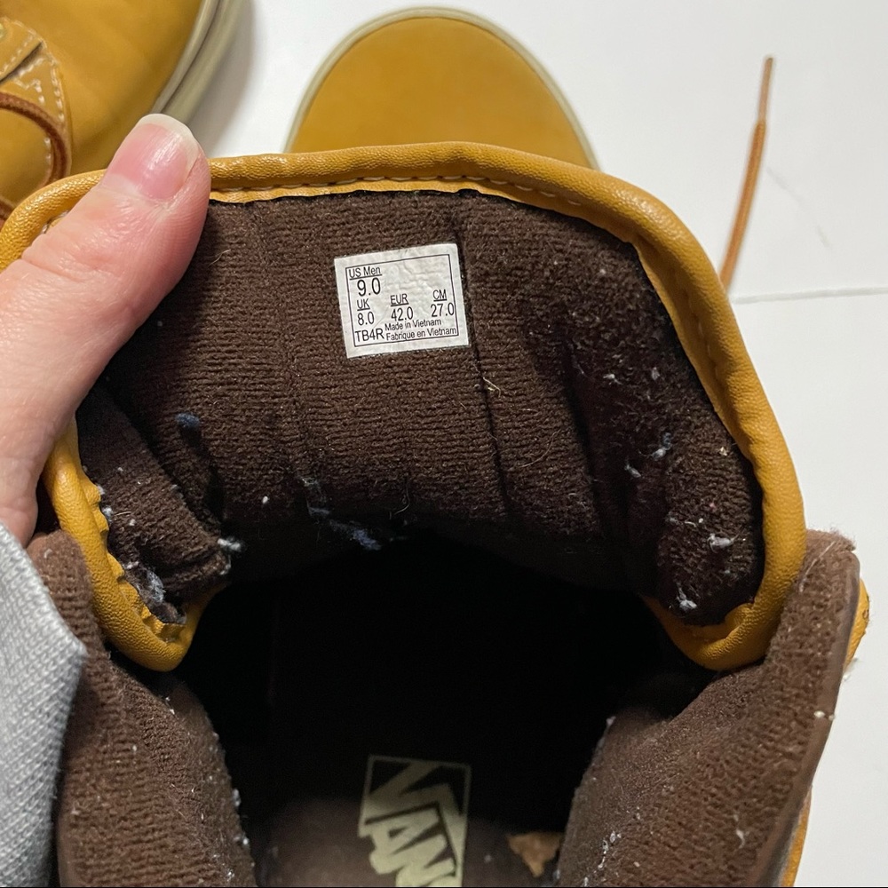 Vans Atwood Hi Brown Synthetic Lace Up Trainers Streetwear Shoes Mens Size 9 - Picture 9 of 10